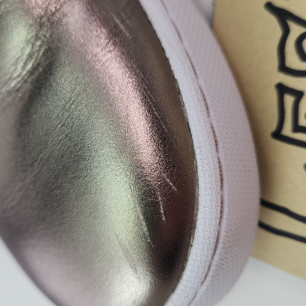 CLARKS GOLD Womens Pennies Size 9.5 GUC - Picture 11 of 16